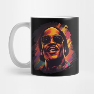 Stevie Wonder in Pop Art Glow Mug